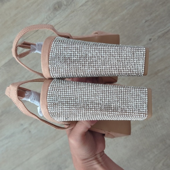 ASOS DESIGN Noun platform barely there embellished heeled sandals- 7 - Picture 11 of 11